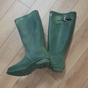 Hunter Dark Green Women's Winter Boots